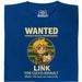 Wanted for Cucco Assault - Vista Principale T-Shirt Blu