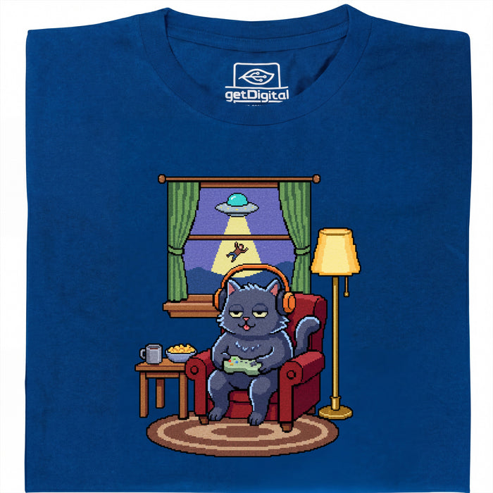 Do Not Disturb - Vista principal Camiseta Azul
