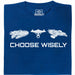 Choose Your Spaceship - Main view T-shirt Blue