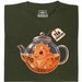 Tea-Ceratops - Vue principale T-Shirt Vert Foncé