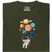Cosmic Swing - Vue principale T-shirt Vert Foncé