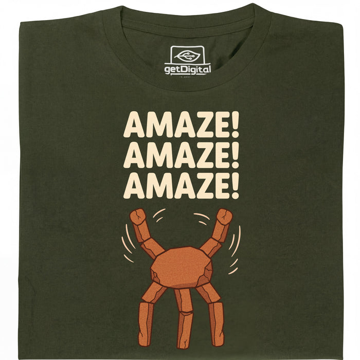 Amaze Amaze Amaze - Vue principale T-Shirt Vert foncé
