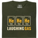 Laughing Gas - Front view T-Shirt Dark Green