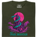 Visit Snake Mountain - Vista principale T-shirt Verde Scuro