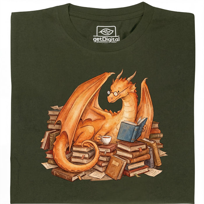 Story Keeper - Vista principal Camiseta Verde Oscuro
