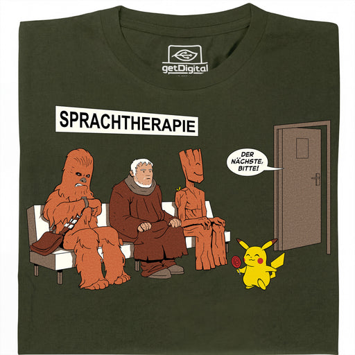 Speech Therapy - Main view T-Shirt Dark Green