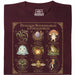Dungeon Nourishables - Vista principal Camiseta Rojo Oscuro