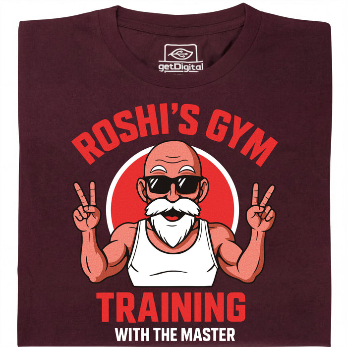 Training with the Master (Colourized) - Vue principale T-shirt Rouge foncé