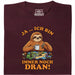 Oui… c'est toujours mon tour! - Vue principale T-Shirt Rouge Foncé