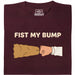 Fist My Bump - Vue principale T-Shirt Rouge foncé