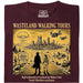 Wasteland Walking Tours - Vue principale T-Shirt Rouge Foncé