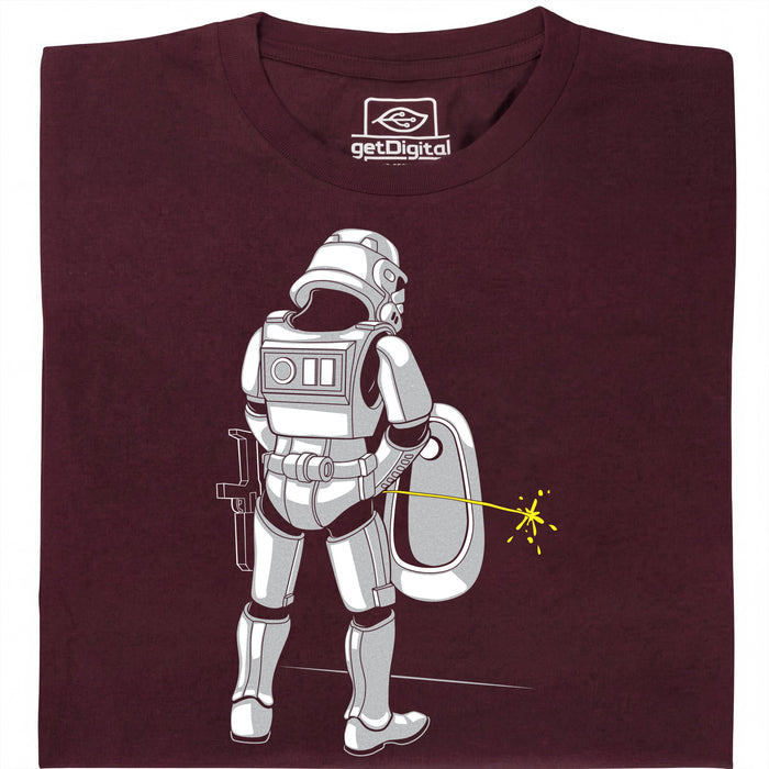Trooper Aim - Vista principale T-Shirt Rosso Scuro