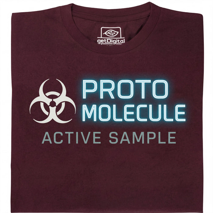 Protomolecule - Active Sample - Vooraanzicht T-shirt Donkerrood