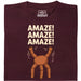 Amaze Amaze Amaze - Vue principale T-Shirt Rouge foncé