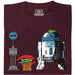 My Neighbour R2D2 - Vue principale T-Shirt Rouge Foncé