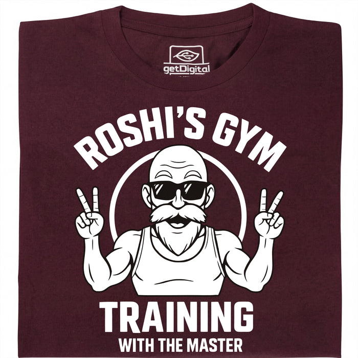 Training with the Master  - Hoofdaanzicht T-Shirt Donkerrood