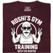 Training with the Master  - Hoofdaanzicht T-Shirt Donkerrood