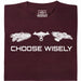 Choose Your Spaceship - Main view T-shirt Dark Red