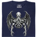 Cthulhu - De Grote Oude - Hoofdweergave T-shirt Marineblauw