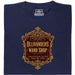 Ollivanders Wand Shop - Hoofdaanzicht T-shirt Marineblauw