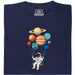 Cosmic Swing - Vue principale T-shirt Bleu Marine