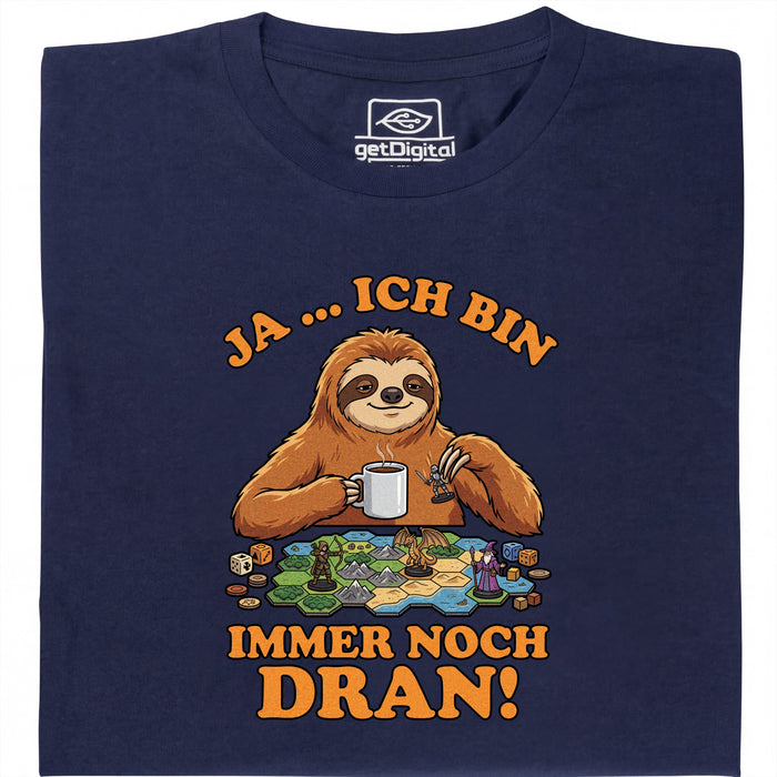 Oui… c'est toujours mon tour! - Vue principale T-Shirt Bleu Marine
