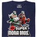 Super Moria Bros - Vista principal Camiseta Azul marino
