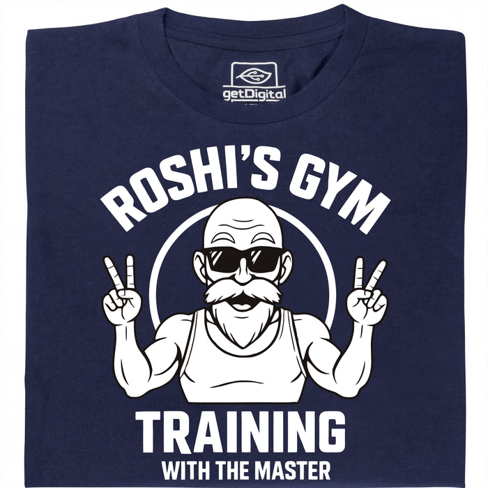 Training with the Master  - Hoofdaanzicht T-Shirt Marineblauw