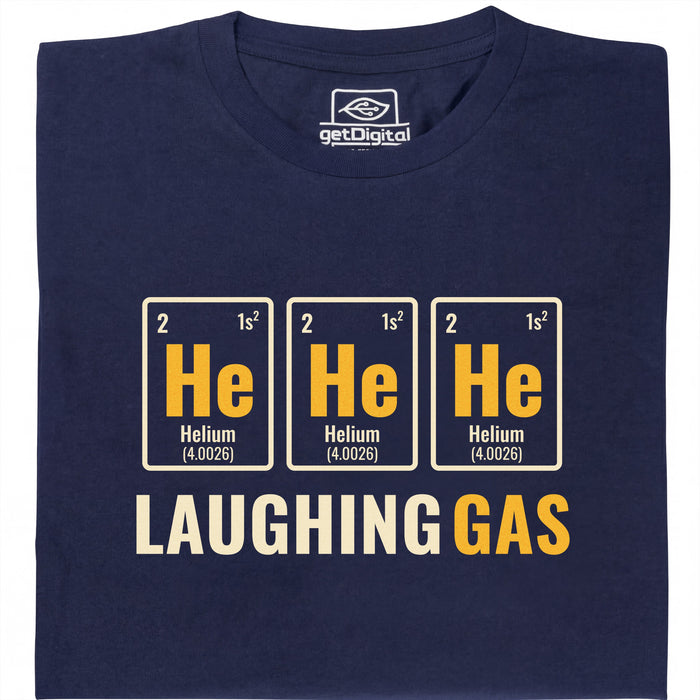 Laughing Gas - Front view T-Shirt Navy Blue