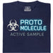 Protomolecule - Active Sample - Vooraanzicht T-shirt Marineblauw