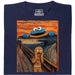The Scream - Cookie Monster Edition - Main view T-Shirt Navy Blue
