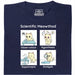 Scientific Meowthod - Vista principale T-shirt Blu navy