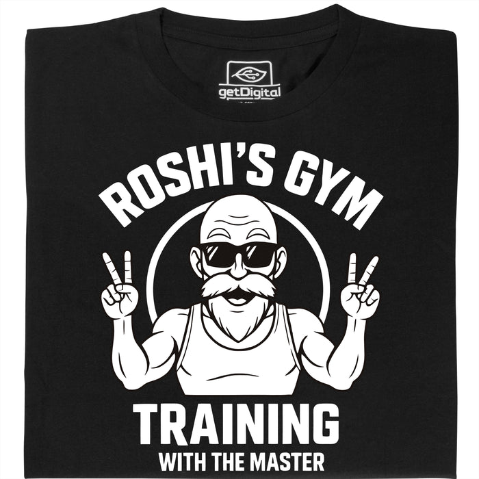 Training with the Master  - Hoofdaanzicht T-Shirt Zwart
