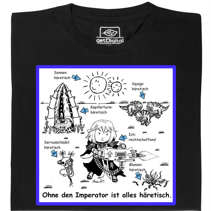 Tutto è Eretico! - Vista Principale T-Shirt Nero