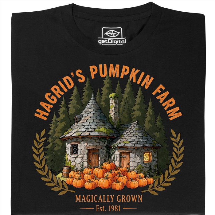 Magical Pumpkin Farm - Vista principale T-Shirt Nero