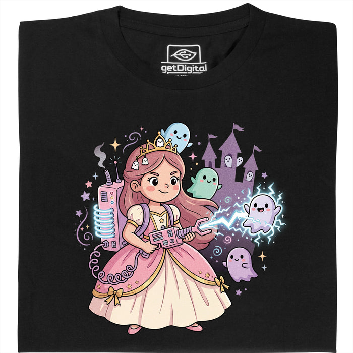 Nerdy Princess & The Glitter Ghosts  - Hauptansicht T-Shirt Schwarz