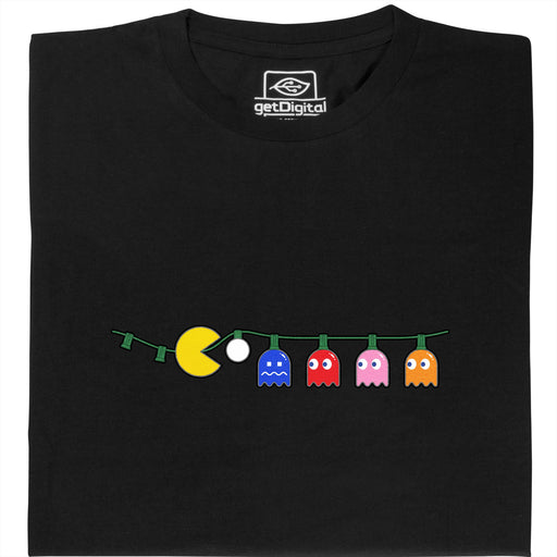 Waka Waka Navidad - La Cadena de Luces como Banquete - Vista principal Camiseta Negro