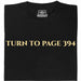 Turn To Page 394 - Hoofdweergave T-Shirt Zwart