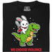 We Choose Violence - Vista principale T-Shirt Nero
