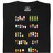 Pixel Legends of TV - Vista principale T-Shirt Nero