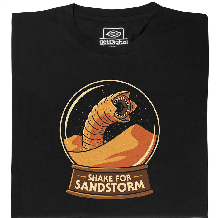 Shake for Sandstorm - Vista principal Camiseta Negro