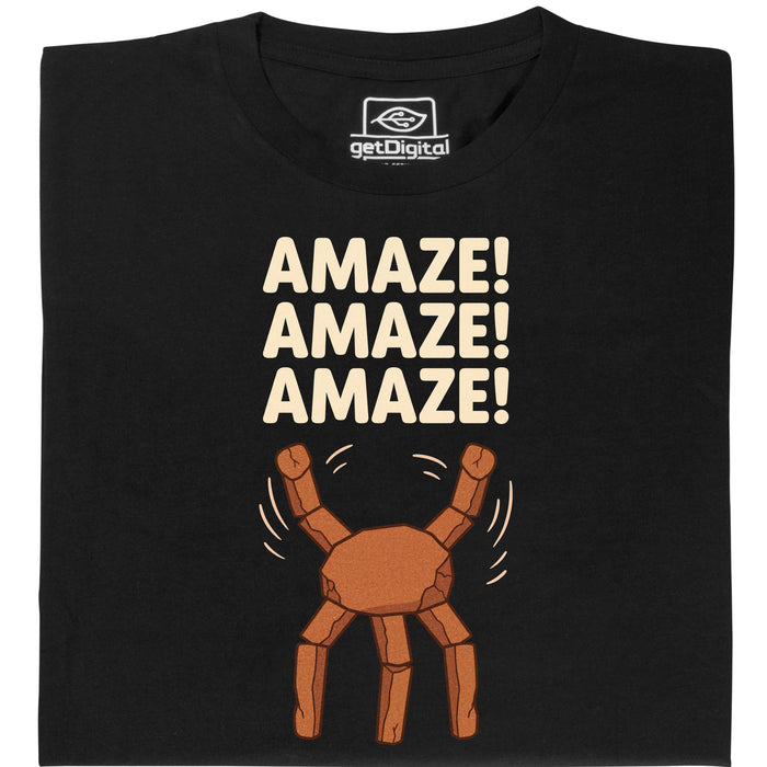 Amaze Amaze Amaze - Vue principale T-Shirt Noir