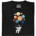 Cosmic Swing - Vue principale T-shirt Noir