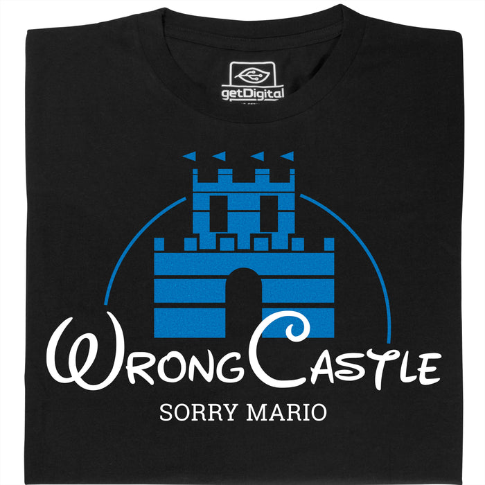 Sorry Mario - Hoofdaanzicht T-shirt Zwart