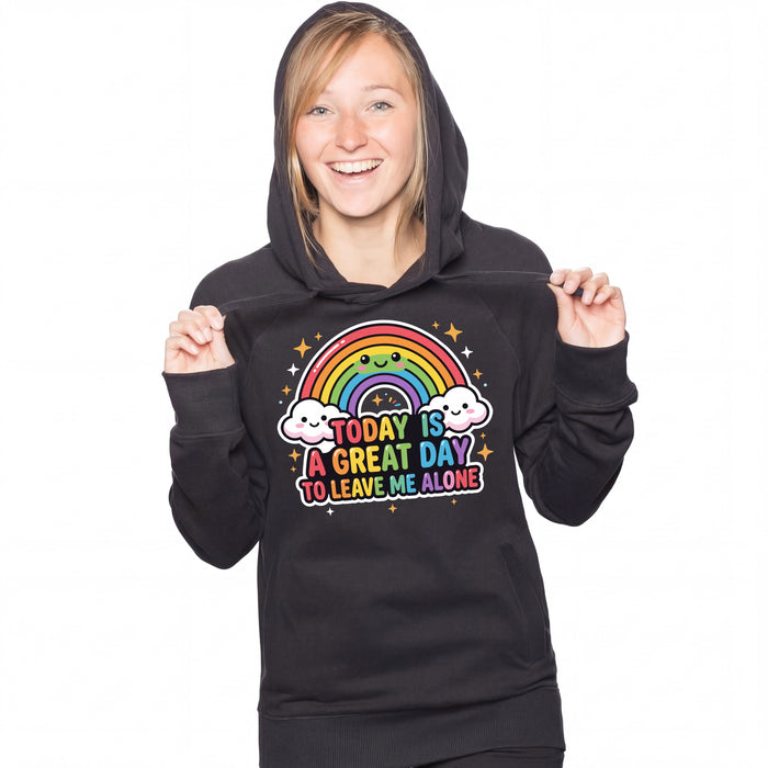 A Great Day To Leave Me Alone - Sudadera Mujer Lara