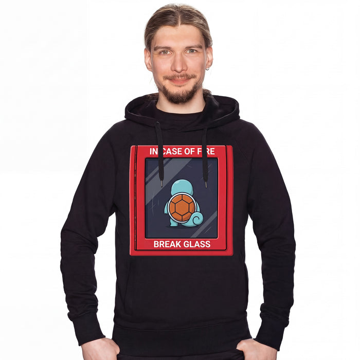 In Case of Fire - Break Glass  - Hoodie Mann David