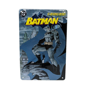 DC Comics tin sign Batman