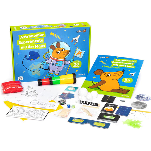 Astronomie-Experimente mit der Maus Experimentierkasten – Inhalt des Sets