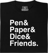 Pen Papier Dobbelsteen Vrienden