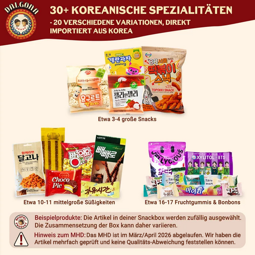 Dalgona Korea Snack Box "Rescue" - Free Instead of Throwing Away